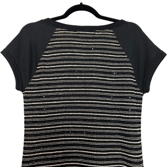 Sanctuary By Anthropologie Black Silver & Gold Dress w/ Side Zipper Accents Sz.S - Picture 12 of 12